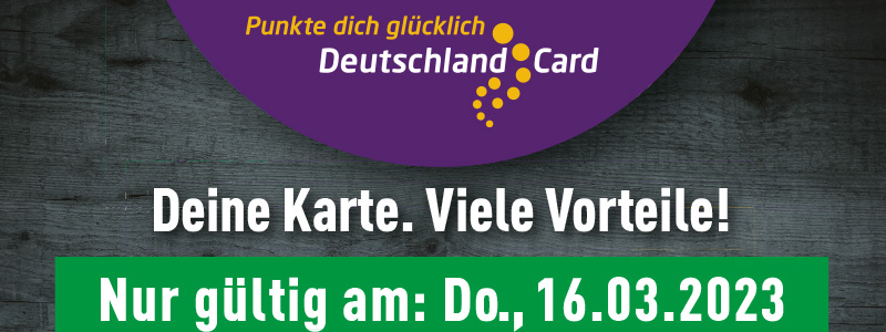 10-fach Punkte mit der DeutschlandCard